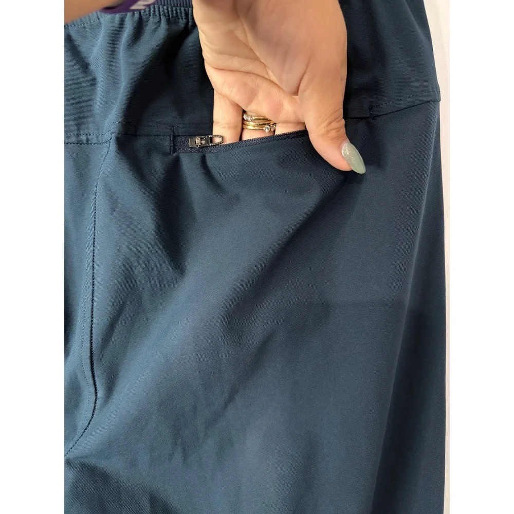 Lululemon ABC Jogger Mens M Tall Navy Blue Tapered Athletic Pants Drawstring